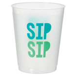 Shimmering Party Frosted Stadium Cups, 14 oz. - 8ct