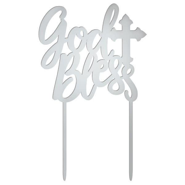 God Bless Cake Topper