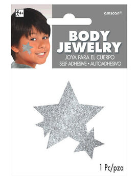 Silver Spirit Glitter Body Jewelry