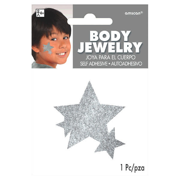 Silver Spirit Glitter Body Jewelry