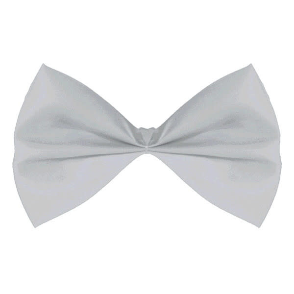 Silver Bow Tie