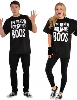 "I'm Here For The Boos" T-Shirt - Adult X-Large