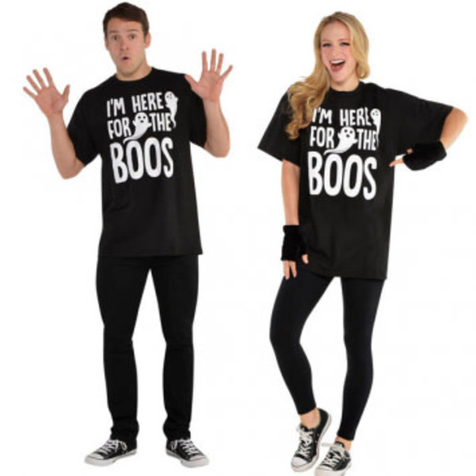 "I'm Here For The Boos" T-Shirt - Adult X-Large