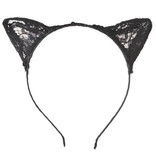 Lace Headband Cat Ears