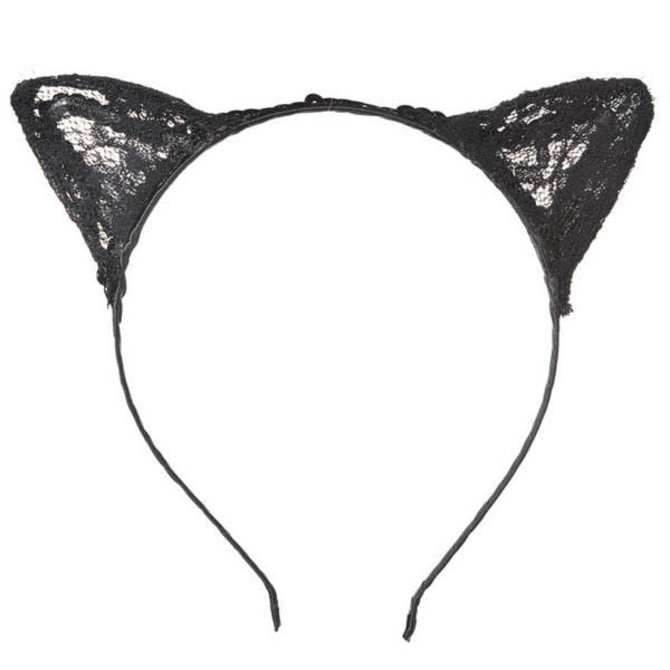 Lace Headband Cat Ears