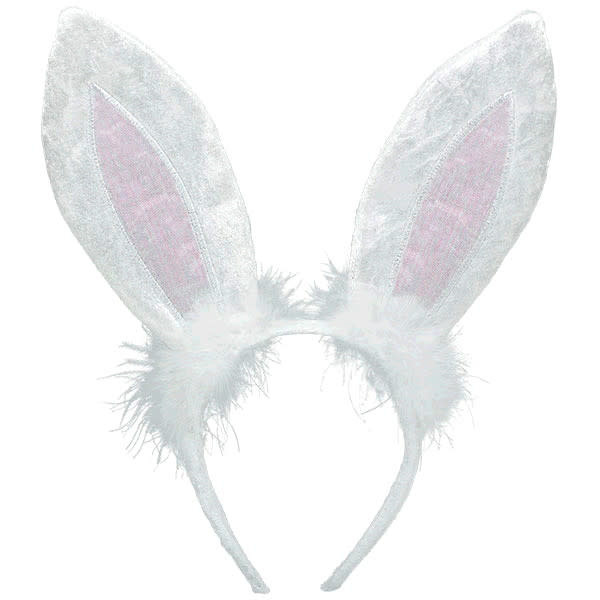 Headband Bunny Ears White