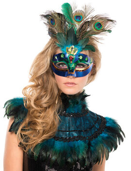 Peacock Feather Collar ‑ Adult