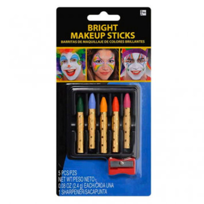 Bright Color Make-Up Sticks