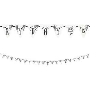©Disney Tim Burton's Nightmare Before Christmas Canvas Pennant Banner, 14-1/2'