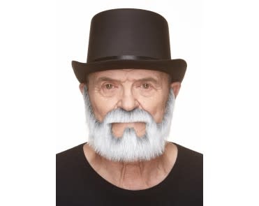 Boxed Beard- White