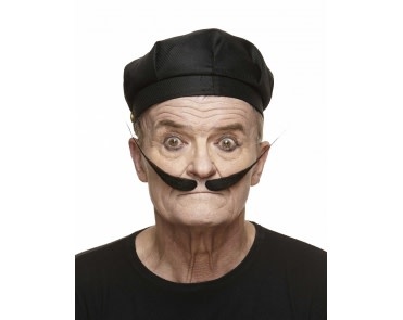 Mistletoe Mustache- Black