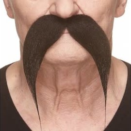 Horseshoe Mustache- Black