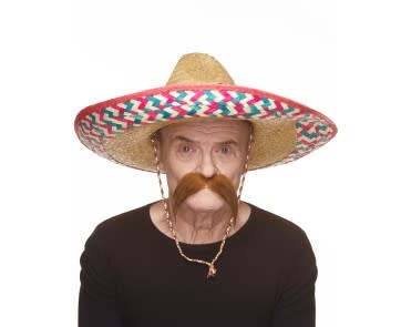 Horseshoe Mustache- Red