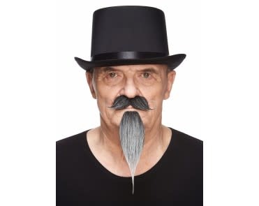 Napoleon Mustache and Beard- Grey