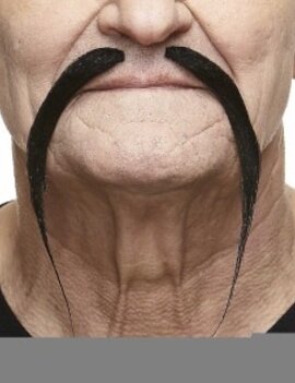 Chinese Mustache- Black