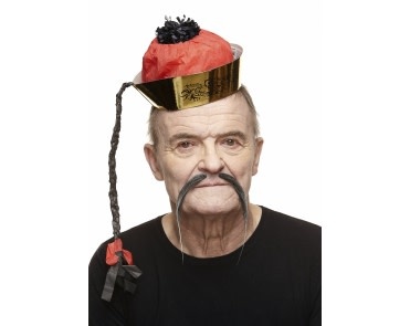 Chinese Mustache- Grey