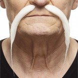 Chinese Mustache- White