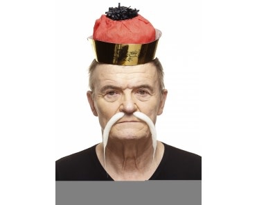 Chinese Mustache- White