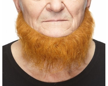 Chin Curtain Beard- Red
