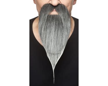 Philosopher Mustache and Beard- Grey