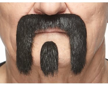 The Winnfield Mustache with Goatee- Black