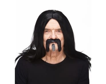 The Winnfield Mustache with Goatee- Black