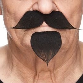 The Handlebar with Goatee- Black