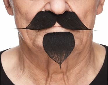 The Handlebar with Goatee- Black