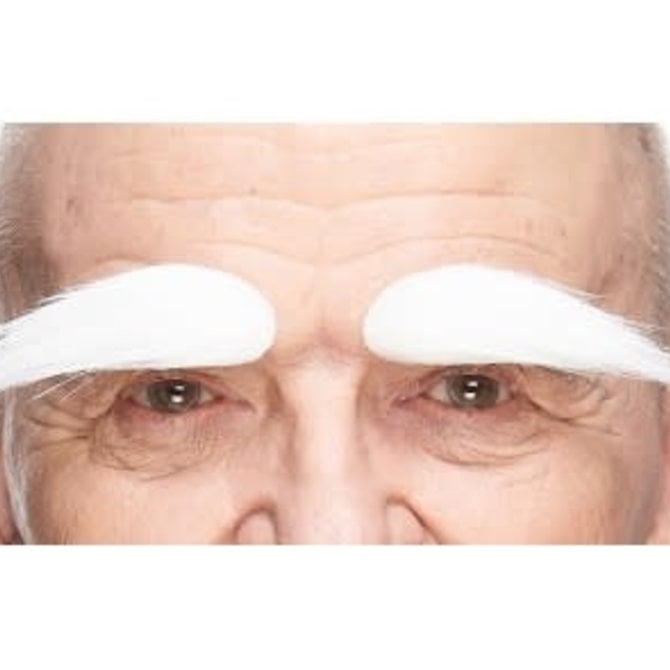 Bushy Eyebrows- White - POP! Party Supply