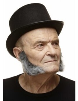 L-Shaped Mutton Chops- Grey