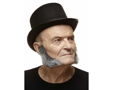L-Shaped Mutton Chops- Grey