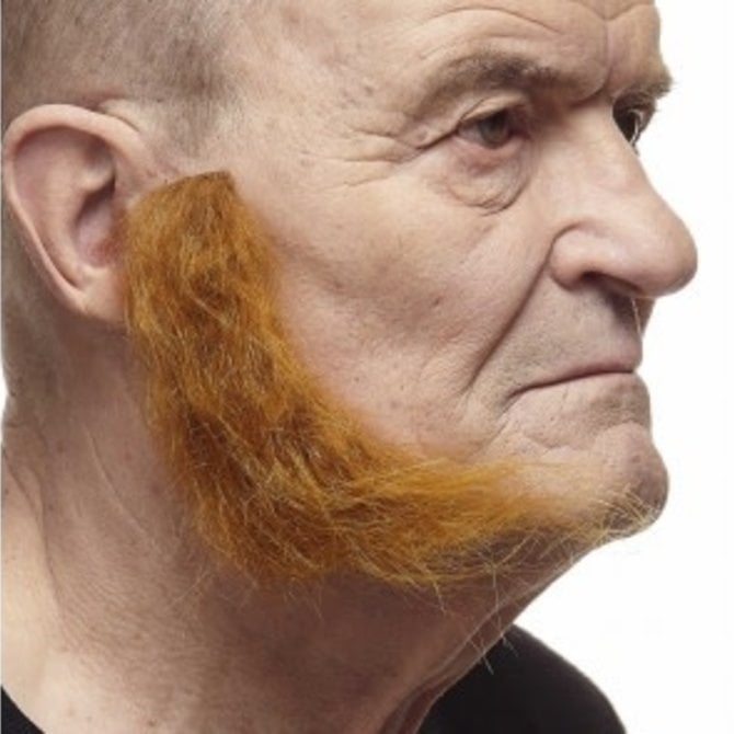L-Shaped Mutton Chops- Red