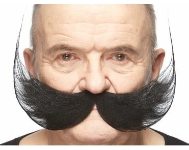 Fisherman Mustache- Black