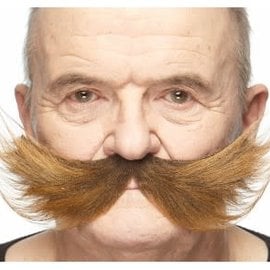 Fisherman Mustache- Brown