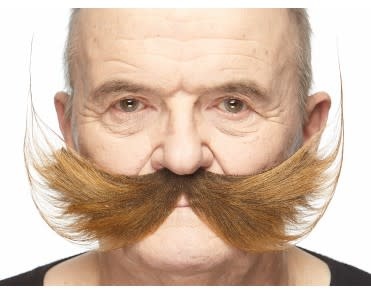Fisherman Mustache- Brown