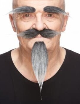 Russian Mustache with Beard and Eyebrows
