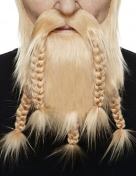 Viking Mustache with Beard- Blonde