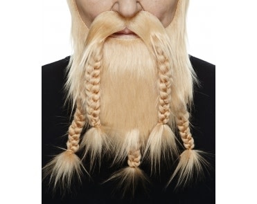 Viking Mustache with Beard- Blonde