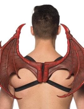 Supersoft Mini Dragon Wings 17"-13" -Red