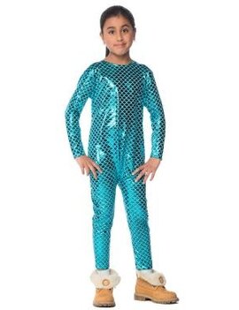 *Stretchy Mermaid Bodysuit Juniors- Medium