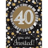 Sparkling Celebration 40 Invitations, 8ct