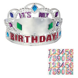 Here's to Your Birthday Add Any Age Tiara