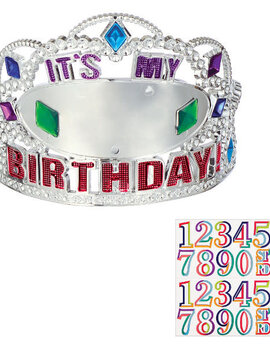 Here's to Your Birthday Add Any Age Tiara