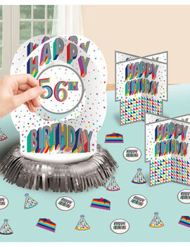 Here's To Your Birthday Add-Any-Age Table Decoration Kit
