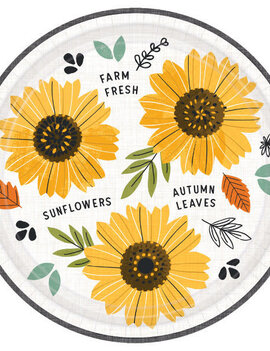 Harvest Market Round Plates, 7" -8ct Harvest Market Round Plates, 7" -8ct