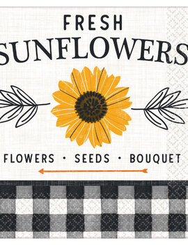 Harvest Market Beverage Napkins -16ct Harvest Market Beverage Napkins -16ct