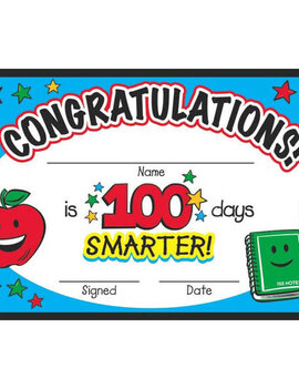 100th Day Of School Certificate Pack, 36 ct.