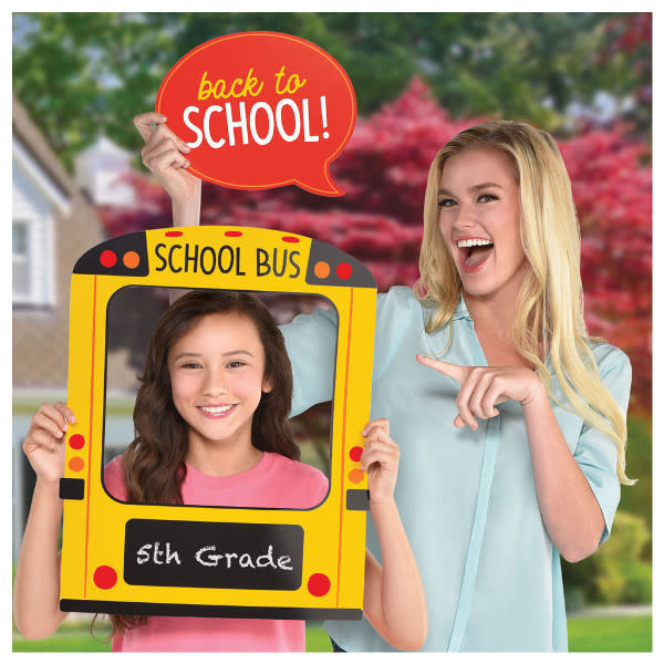 School Bus Jumbo Photo Prop
