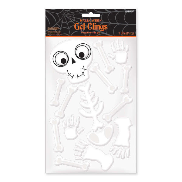 Small Skeleton Gel Clings