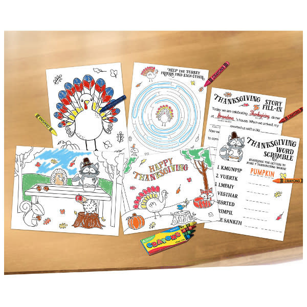 Thanksgiving Activity Sheets